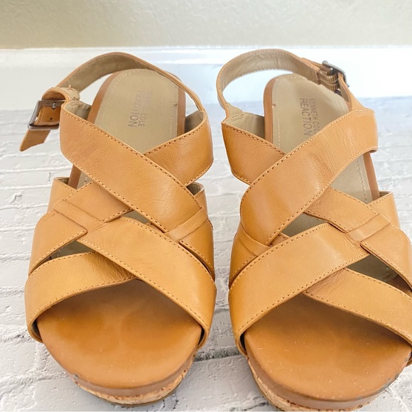 KENNETH COLE REACTION - ESPADRILLES WEDGE PLATFORM - Picture 2 of 10